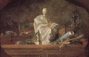 Jean Baptiste Simeon Chardin Draw a oil painting artist